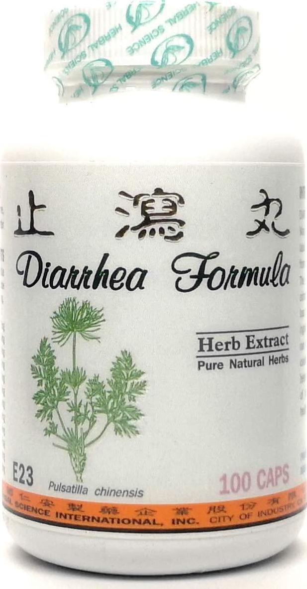 Diarrhea Formula Dietary Supplement 500mg 100 Capsules (Zhi Xie Wan) E23 100% Natural Herbs