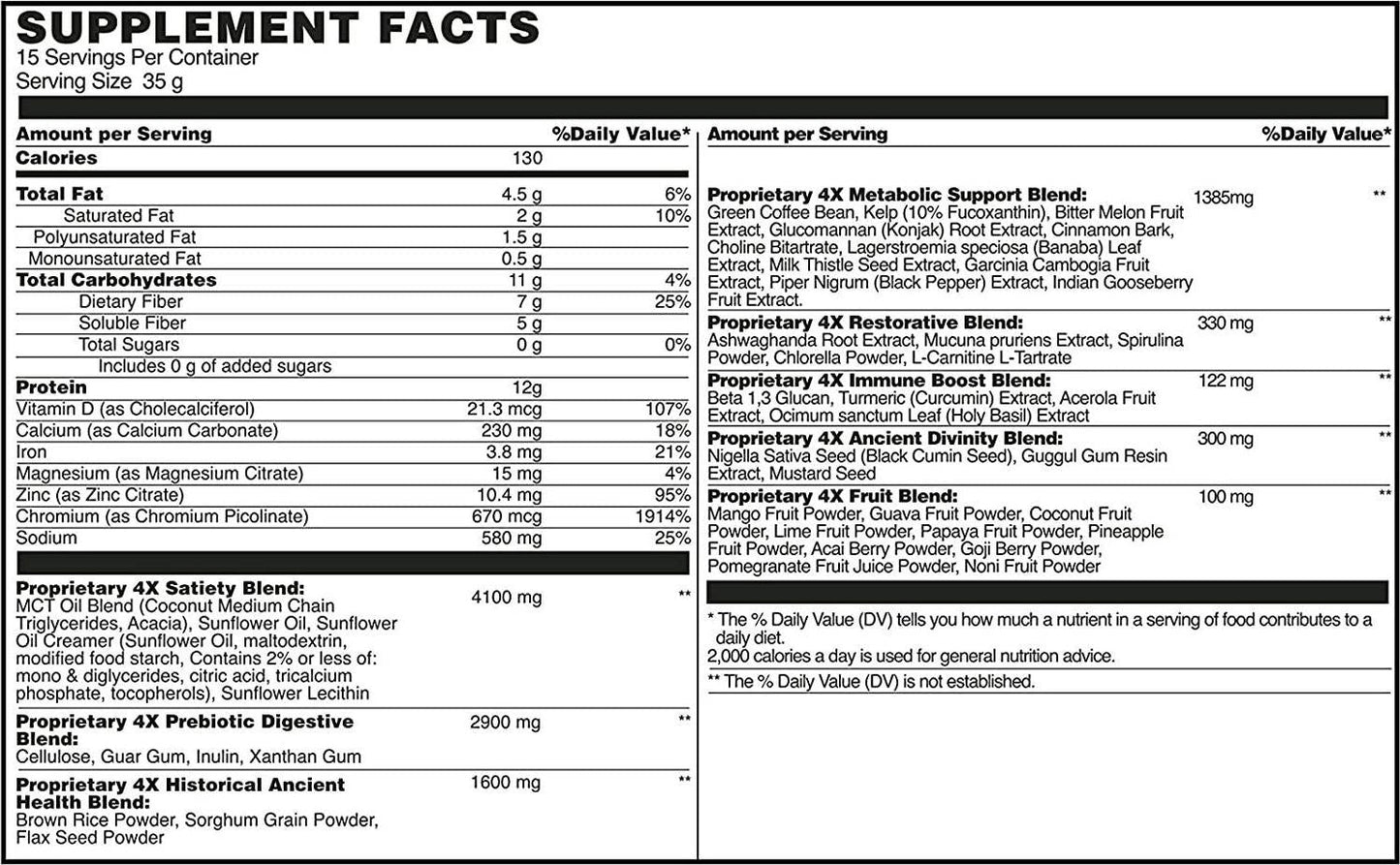 Dick Gregory's Caribbean Shake for Optimal Health Plant Based Protein Powder