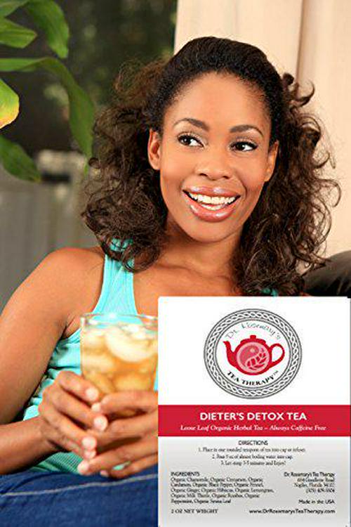 Dieters Detox Tea - Cleanse Toxins from Fat Cells and Reduce Bloating While Losing Weight - Boost Metabolism - Appetite Suppressant- Organic Caffeine Free Loose Herbal Tea Blend - Gluten Free