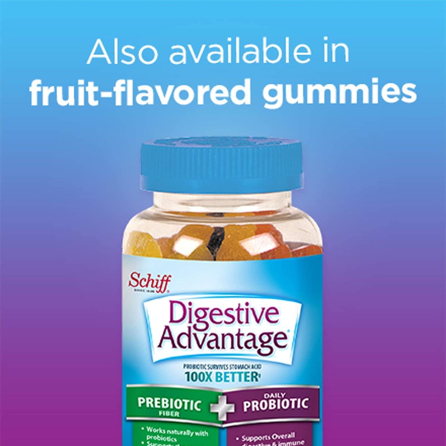 Digestive Advantage Probiotic Plus Prebiotic Fiber - Once Daily Tablets (24count In A Box), Gluten-free Probiotic, 24count (pack Of 36)