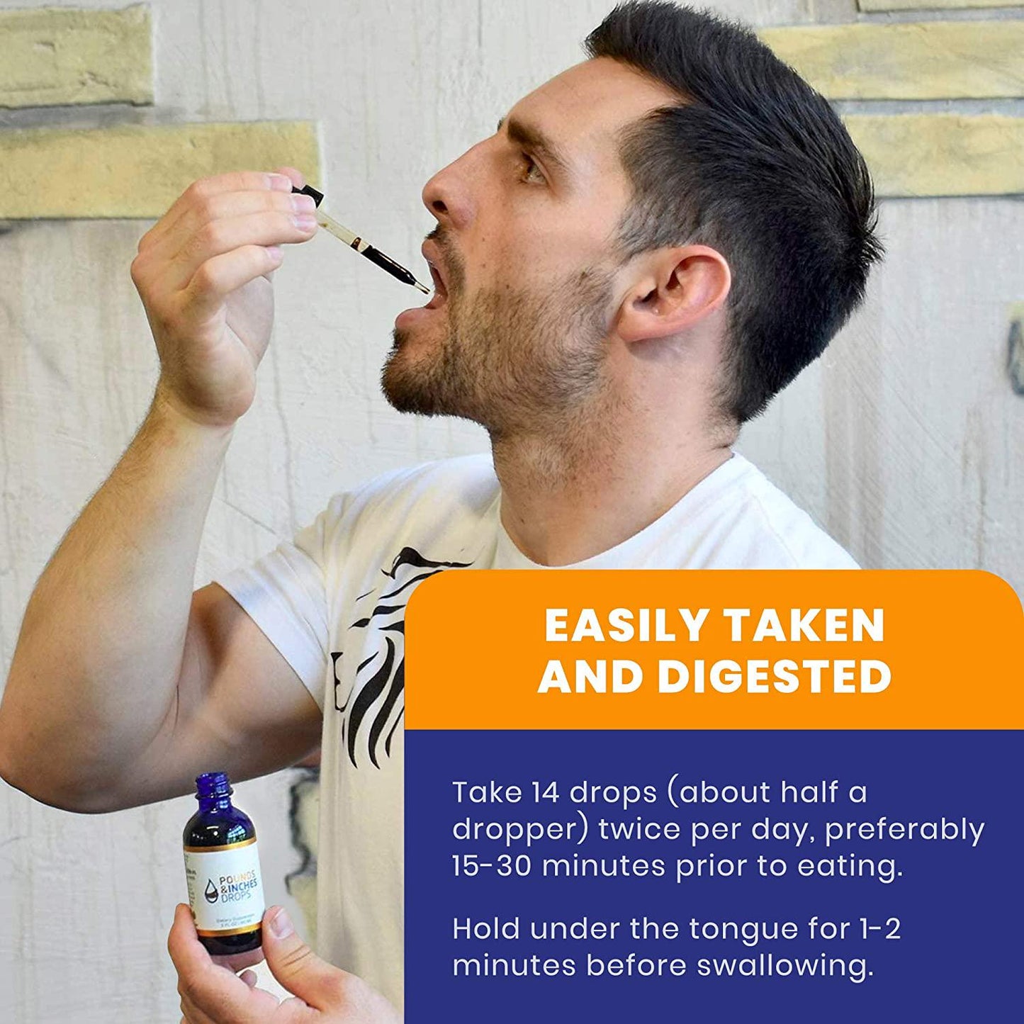 Dirobi Pounds and Inches Weight-Loss Drops, Liquid Weight-Loss Supplement for Women and Men, Diet-Pill Alternative with Delicious Blueberry Flavor