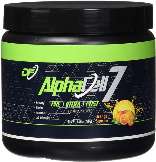 Distinct Formulations, AlphaCell 7, (Pre, Intra, Post), Orange Sunrise, 20 Servings