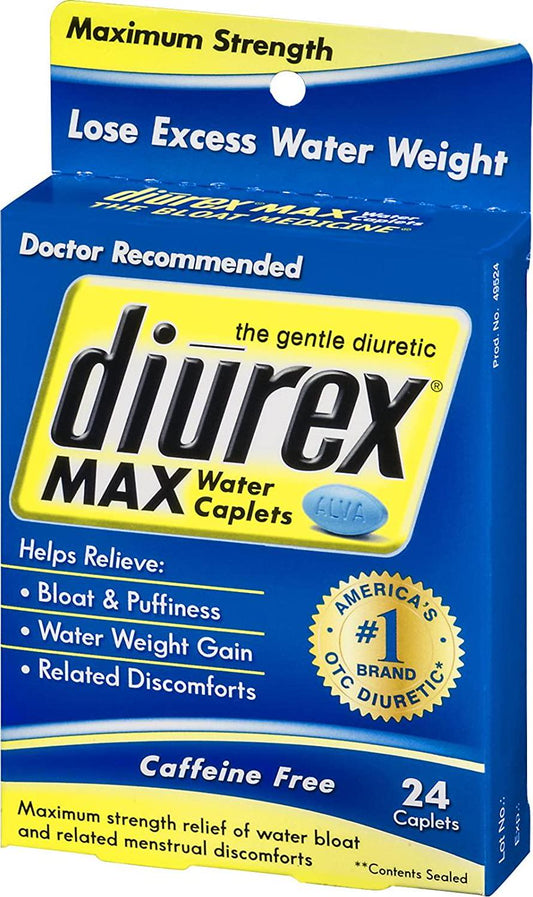 Diurex Max Water Caplets - 24 CT