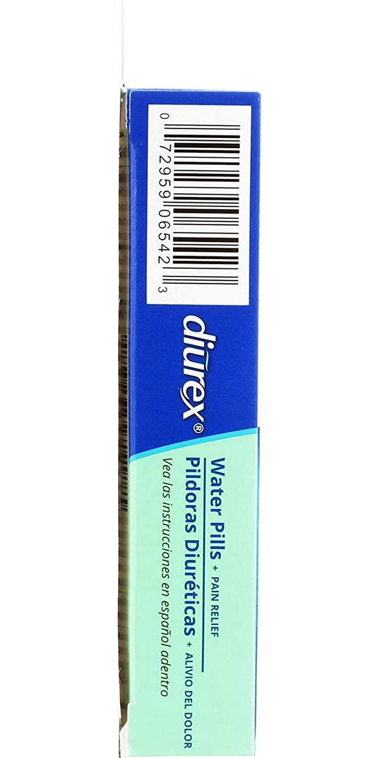 Diurex Water Pills + Pain Relief - Relieve Water Bloat, Cramps, and Fatigue - 42 Count