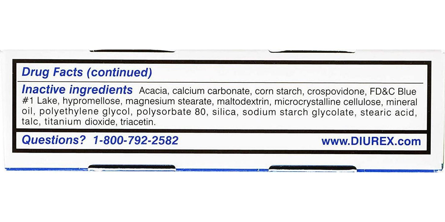 Diurex Water Pills + Pain Relief - Relieve Water Bloat, Cramps, and Fatigue - 42 Count