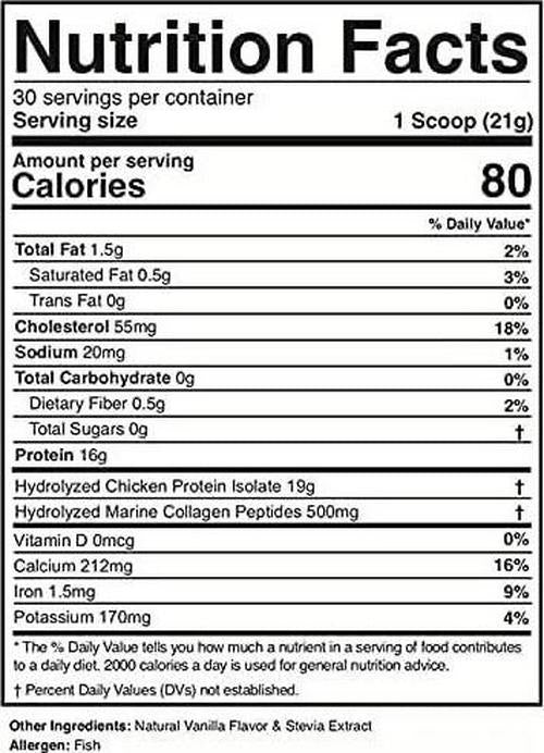 Divine Health - Dr. Colbert's Keto Zone Hydrolyzed Collagen Powder + Probiotics 30 Servings French Vanilla - 22.22 oz.