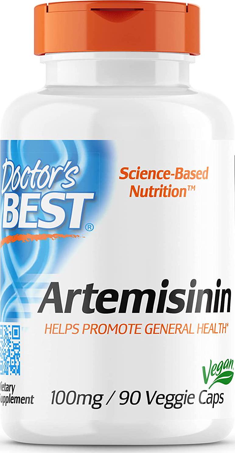 Doctor&#039;s Best Artemisinin, Non-GMO, Vegan, Gluten Free, 90 Veggie Caps