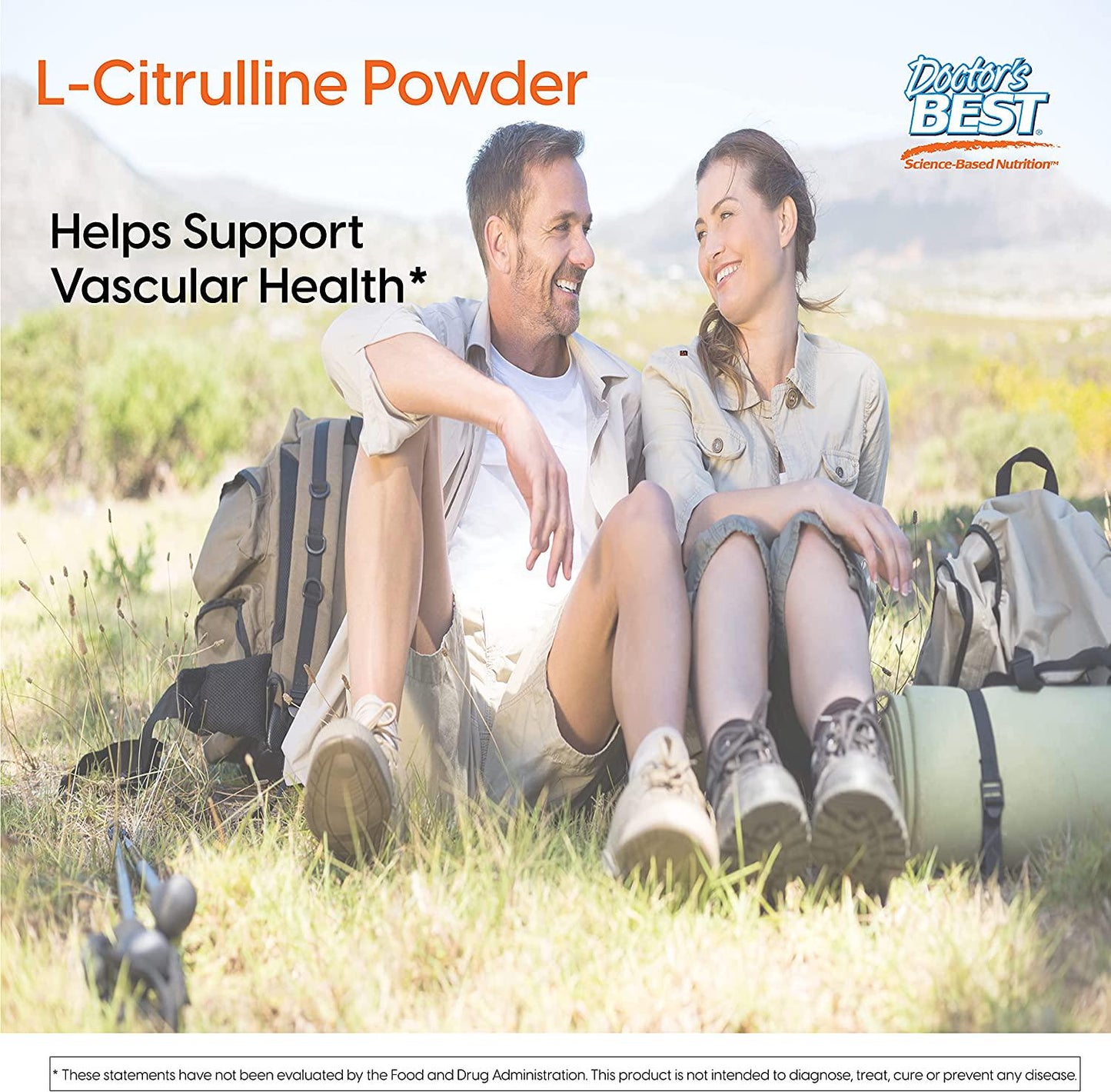 Doctor's Best L-Citrulline Powder - Non-GMO, Vegan, Gluten & Soy Free - 200g