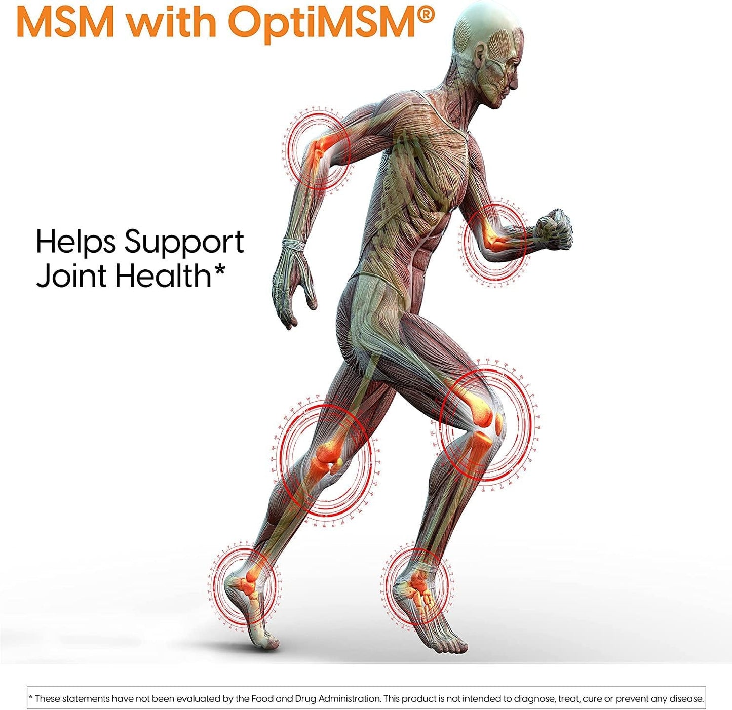 Doctor&#039;s Best MSM with OptiMSM, Non-GMO, Gluten Free, Joint Support, 1500 mg, 120 Tablets (DRB-00097)