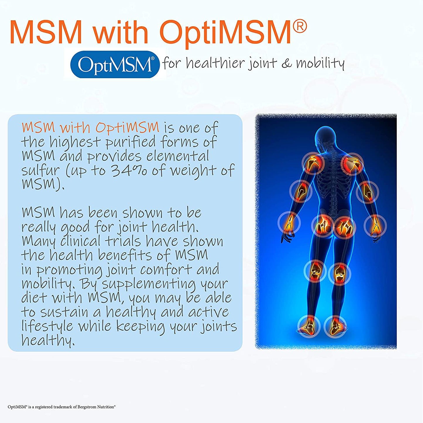 Doctor&#039;s Best MSM with OptiMSM, Non-GMO, Gluten Free, Joint Support, 1500 mg, 120 Tablets (DRB-00097)