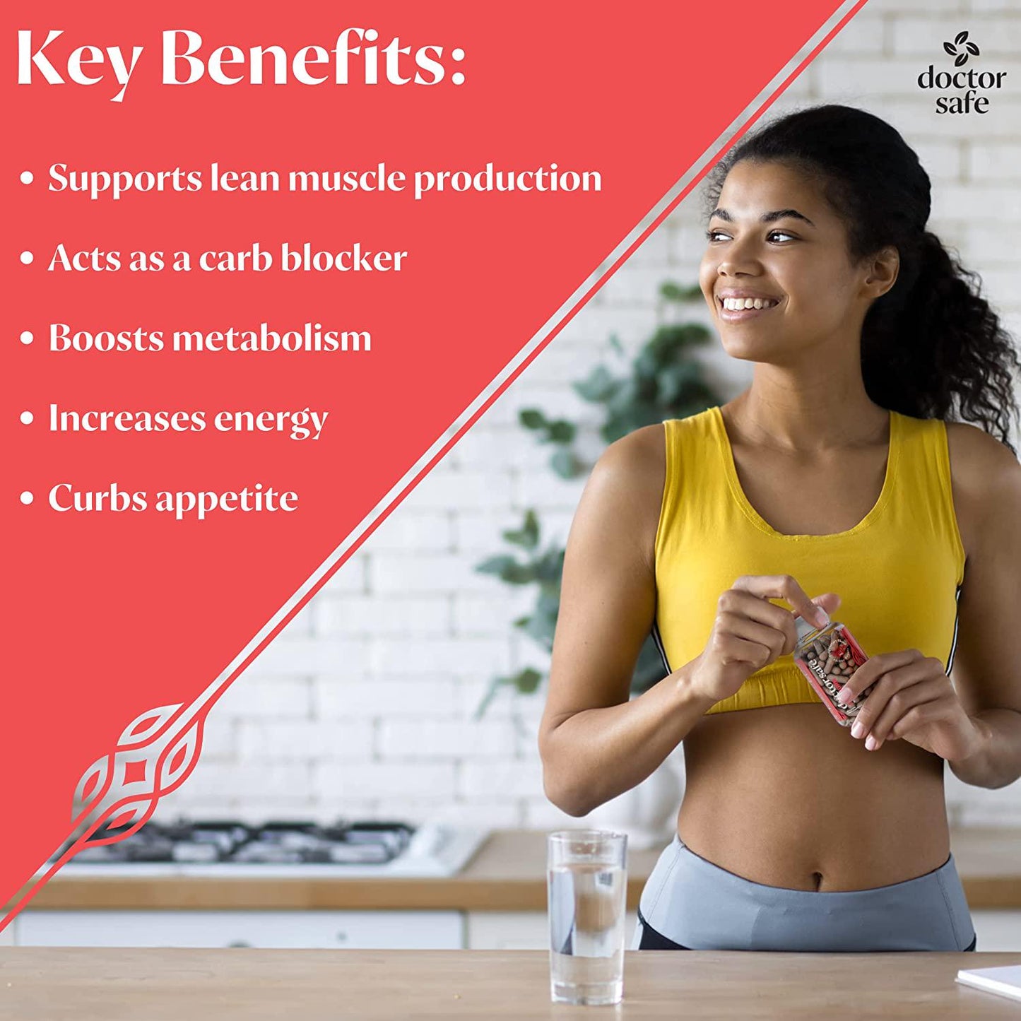 Doctor Safe Weight Loss Pills for Women and Men, Fat Burner and Appetite Suppressant for Weight Loss and Energy Support 1000 mg - 45 Days Supply