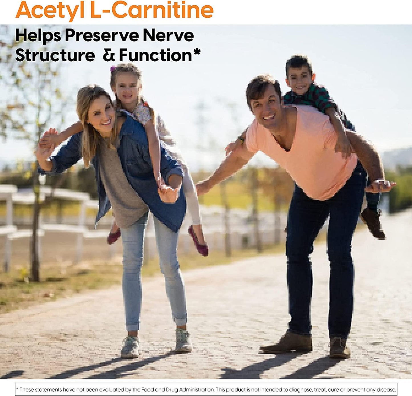 Doctor's Best Acetyl L-Carnitine, Help Boost Energy Production, Support Memory/Focus, Mood, Non-GMO, Vegan, Gluten Free, 120 Count (Pack of 1) (DRB-00152)