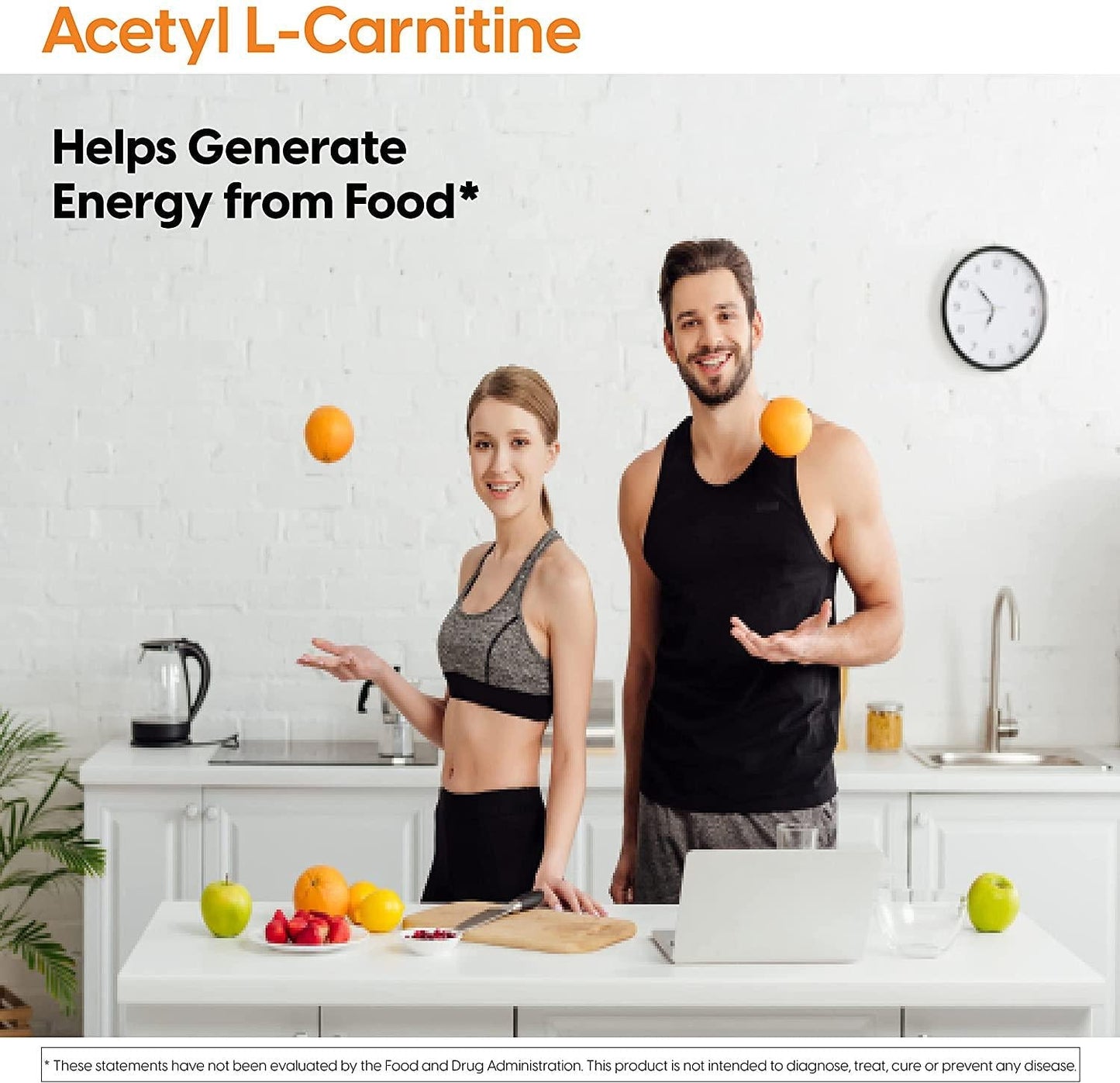 Doctor's Best Acetyl L-Carnitine, Help Boost Energy Production, Support Memory/Focus, Mood, Non-GMO, Vegan, Gluten Free, 120 Count (Pack of 1) (DRB-00152)