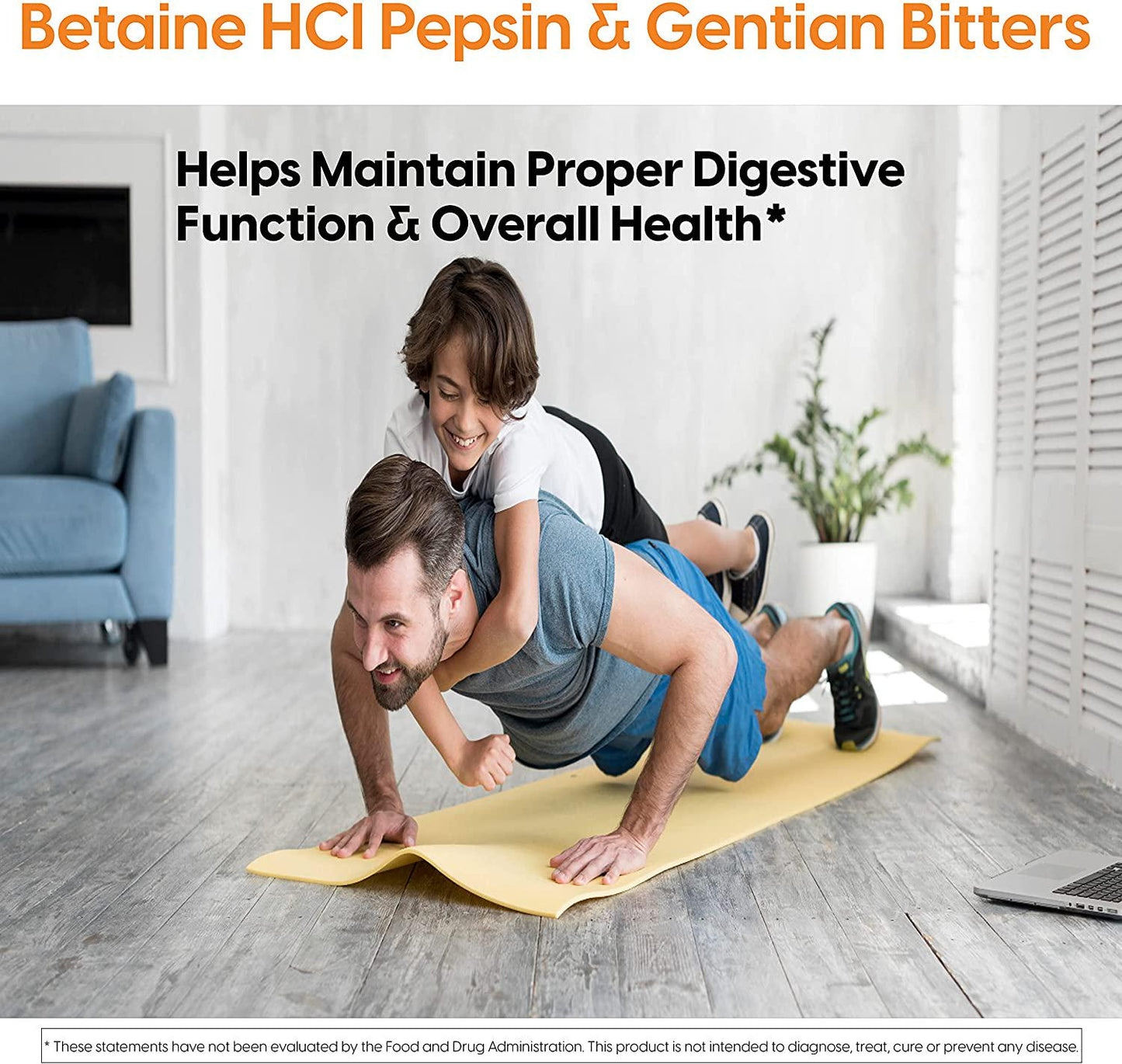 Doctor's Best Betaine HCI Pepsin and Gentian Bitters, Non-GMO, Gluten Free, Digestion Support, 120 Caps