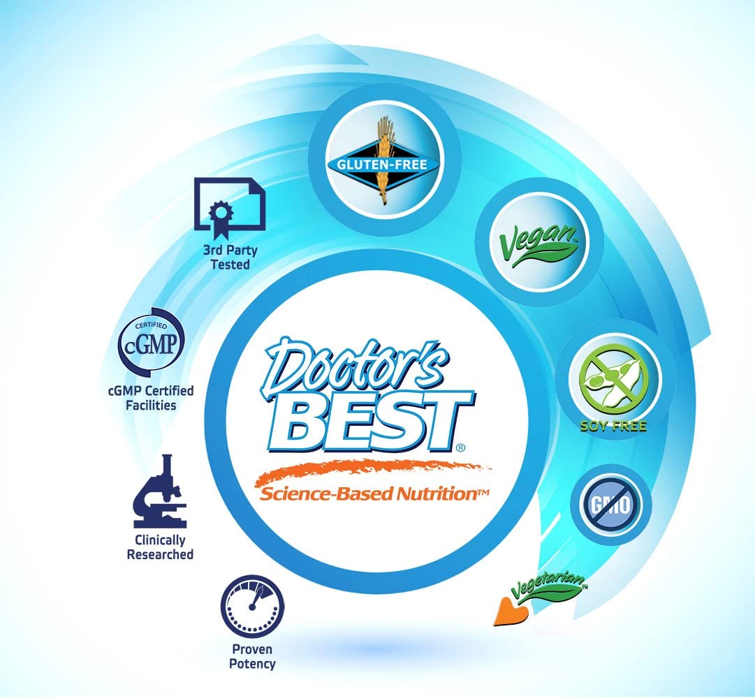 Doctor's Best PQQ with BioPQQ, Non-GMO, Vegan, Gluten and Soy Free, 20 mg, 30 Count