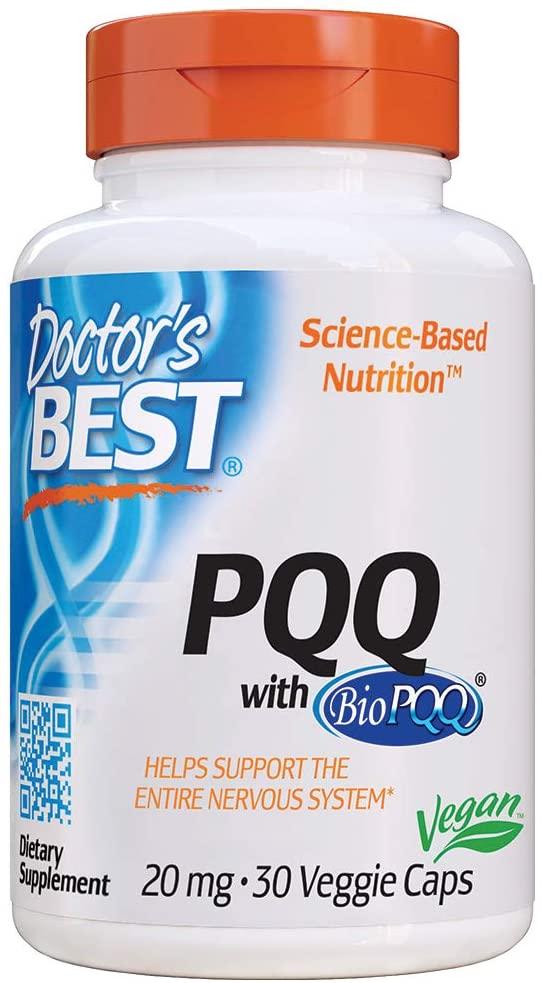 Doctor's Best PQQ with BioPQQ, Non-GMO, Vegan, Gluten and Soy Free, 20 mg, 30 Count