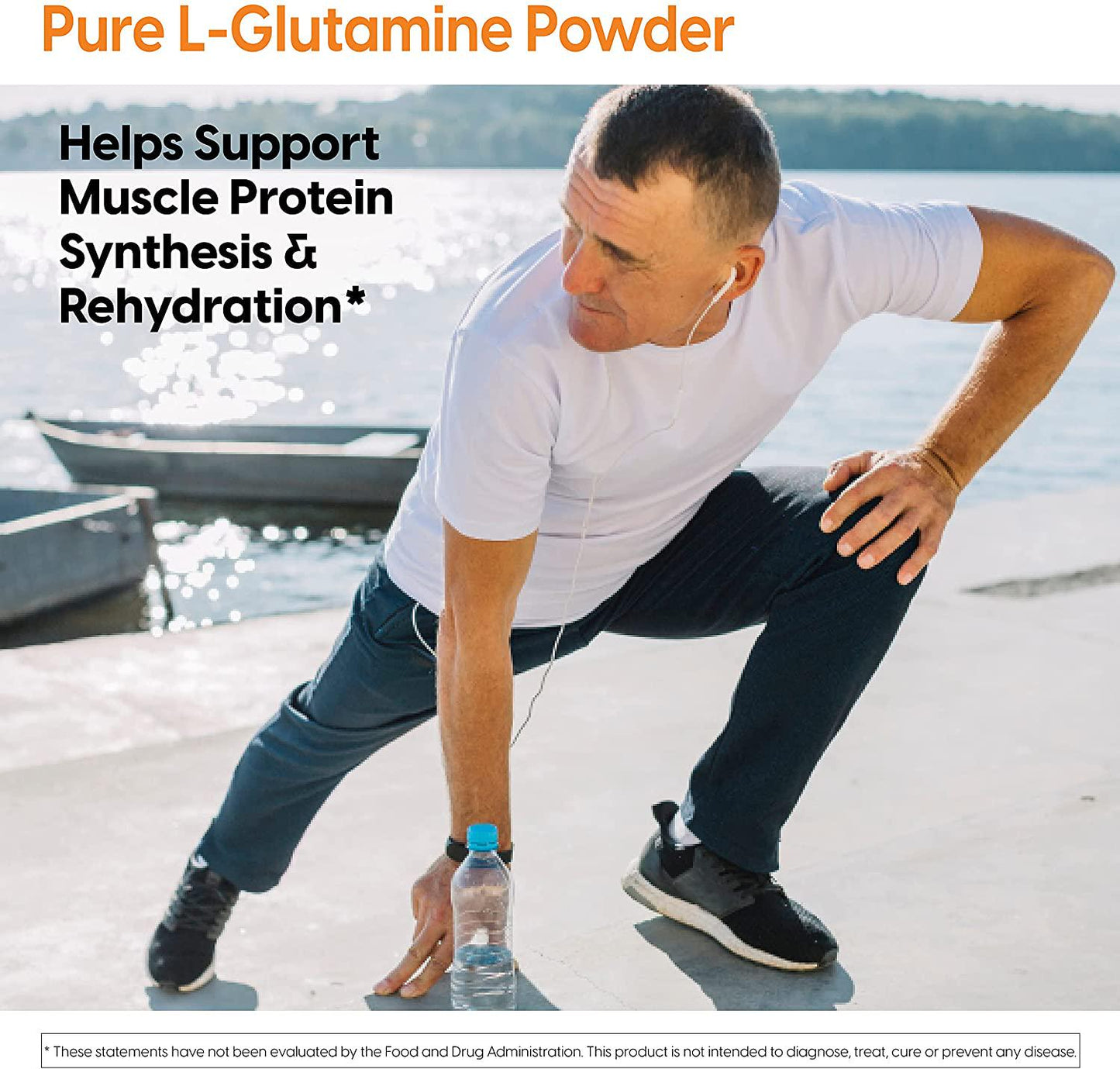 Doctor's Best Pure L-Glutamine Powder, 300g