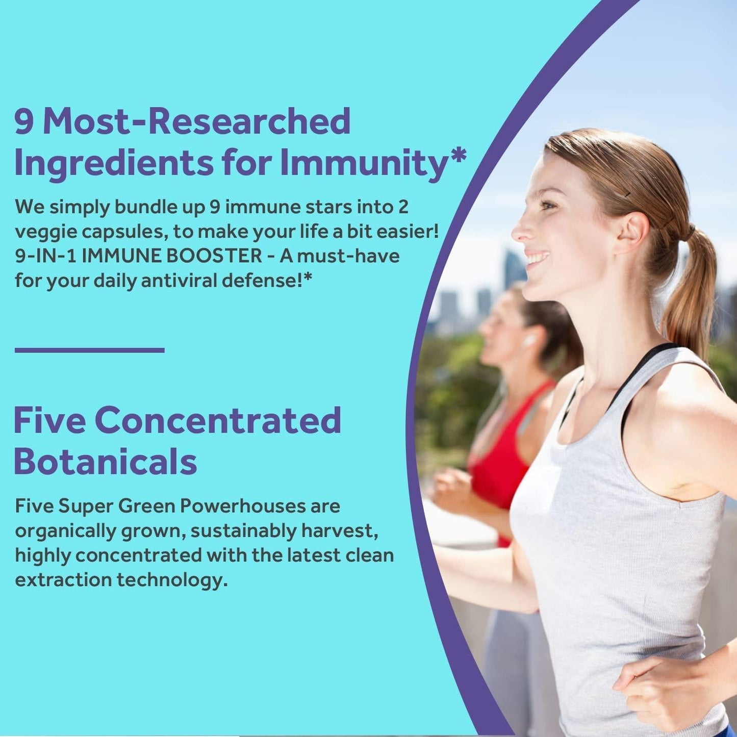 Doctor s Recipes Immune Support, Elderberry, ZINC, Vitamin C, Vitamin D, Selenium, Echinacea, Odorless Garlic, Ginger, Immune Booster Supplement, Vegetarian, 9-IN-1 Natural Immune Defense, 60 Veg Caps