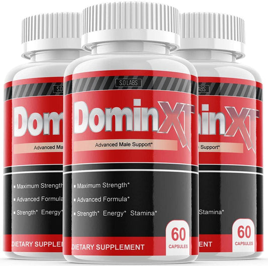 Dominxt Muscle Formula Pills Advance Booster Supplement XT Builder (3 Pack)