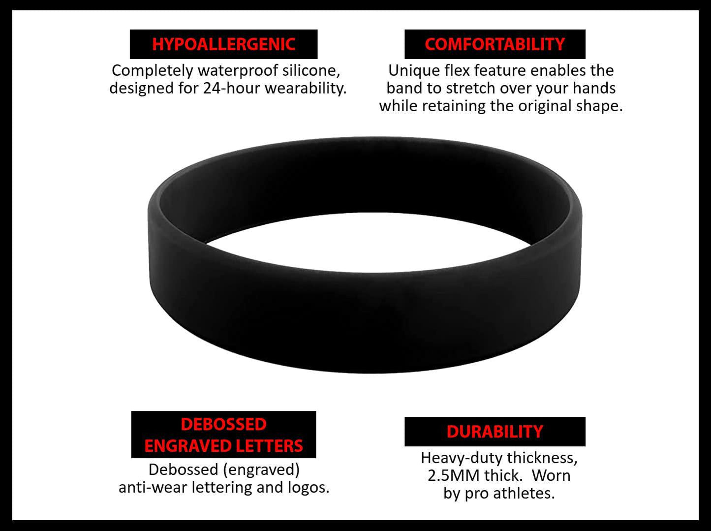 Don t Eat That Motivational Wristband Healthy Eating Diet Reminder Bracelet - Silicone Inspirational Messages Rubber Bracelets Life Focus and Health and Wellness Motivation - We Keep You Motivated LLC