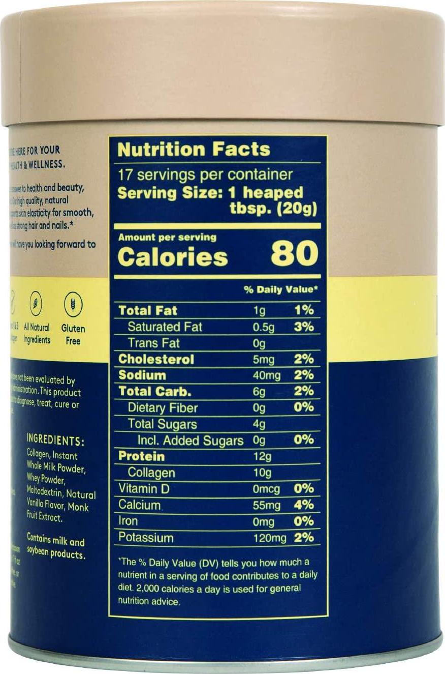 Dose and Co Collagen Creamer (Vanilla) 12oz (340g)