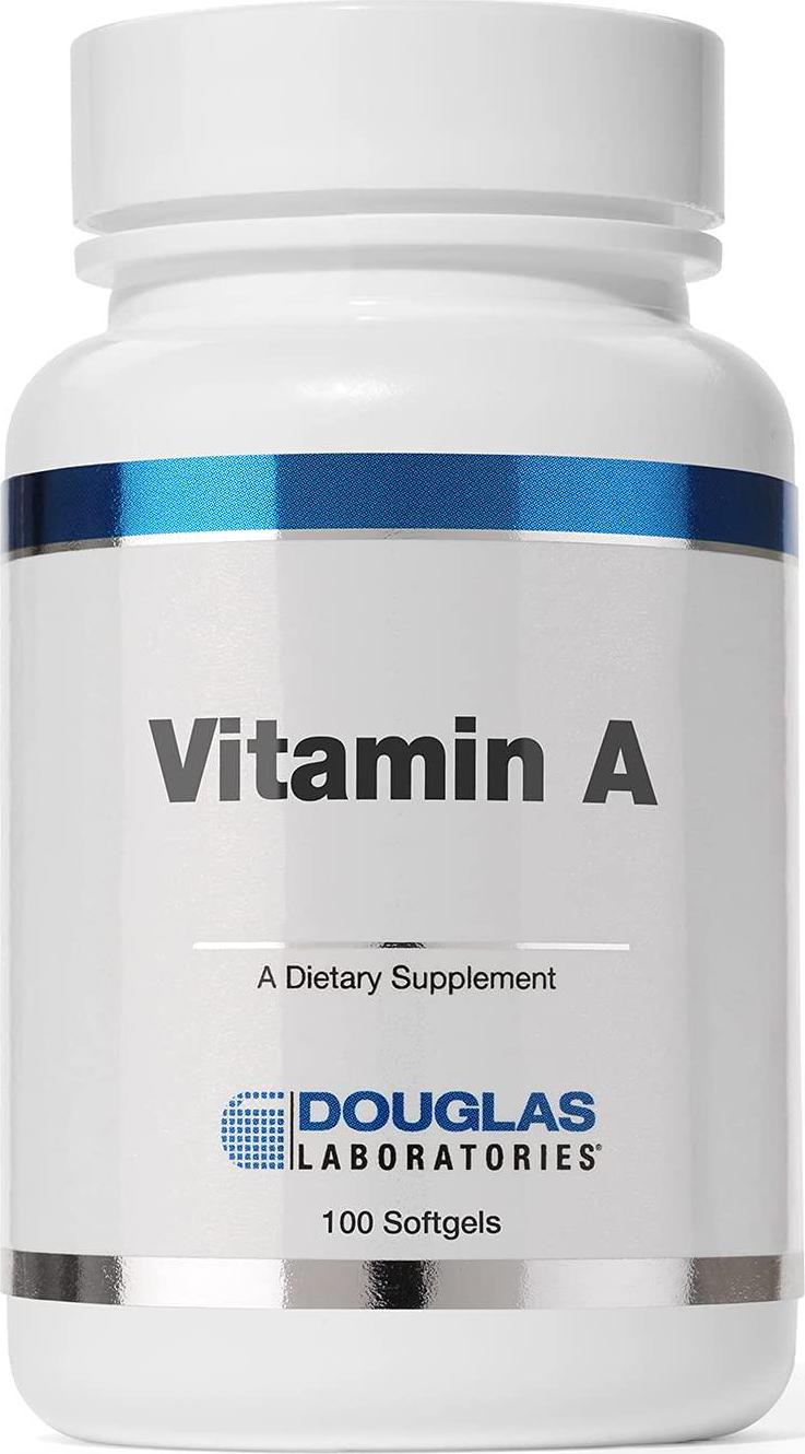 Douglas Laboratories Vitamin A | 10,000 I.U. Vitamin A Derived from Fish Liver Oil | 100 Softgels