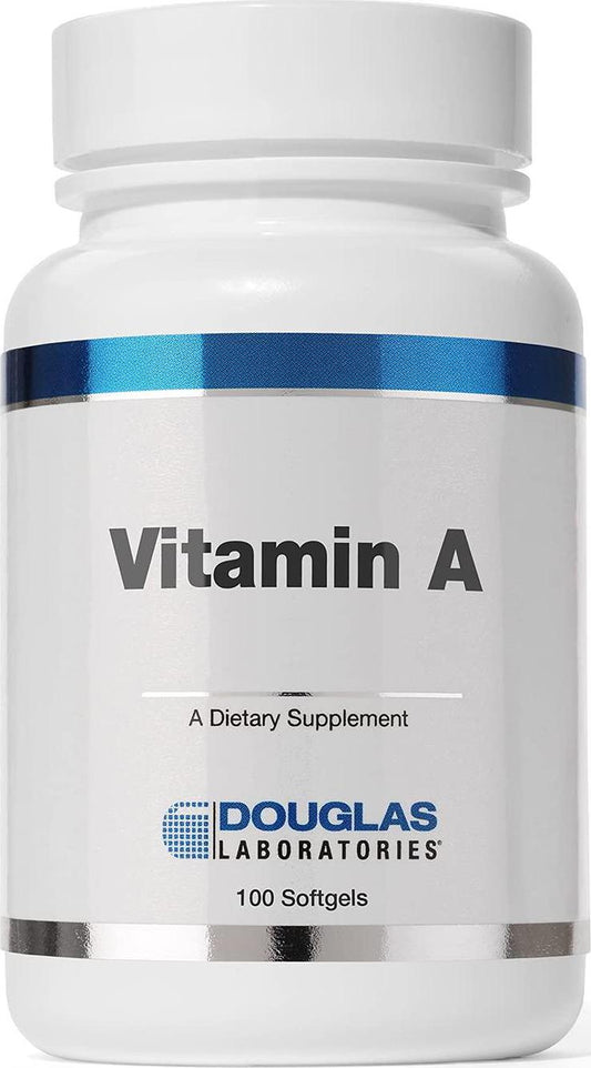 Douglas Laboratories Vitamin A | 10,000 I.U. Vitamin A Derived from Fish Liver Oil | 100 Softgels