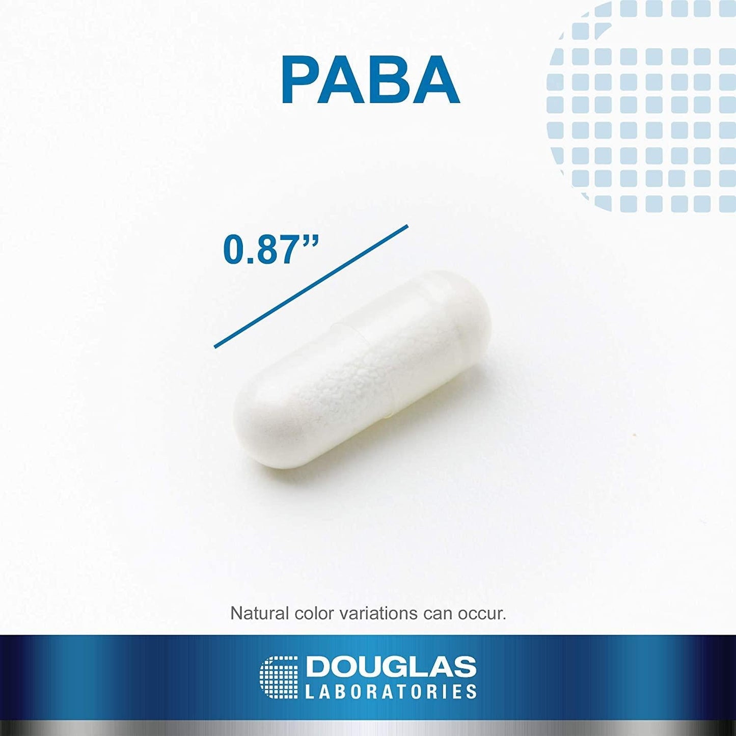 Douglas Laboratories PABA (500 mg.) | Antioxidant Properties to Support Healthy Skin and Hair | 100 Capsules