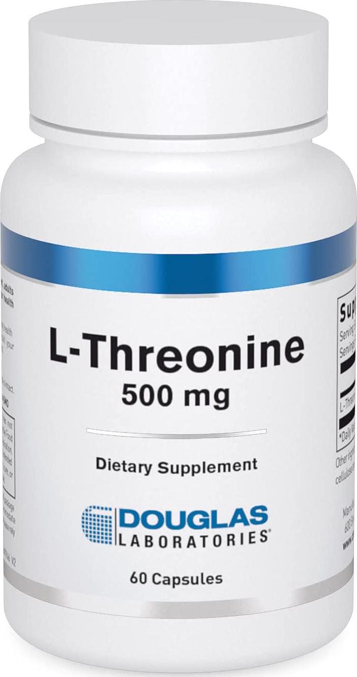 Douglas Laboratories L-Threonine | Amino Acid Supplement for Liver Support, Wound Healing, Heart Health, and Nervous System* | 60 Capsules