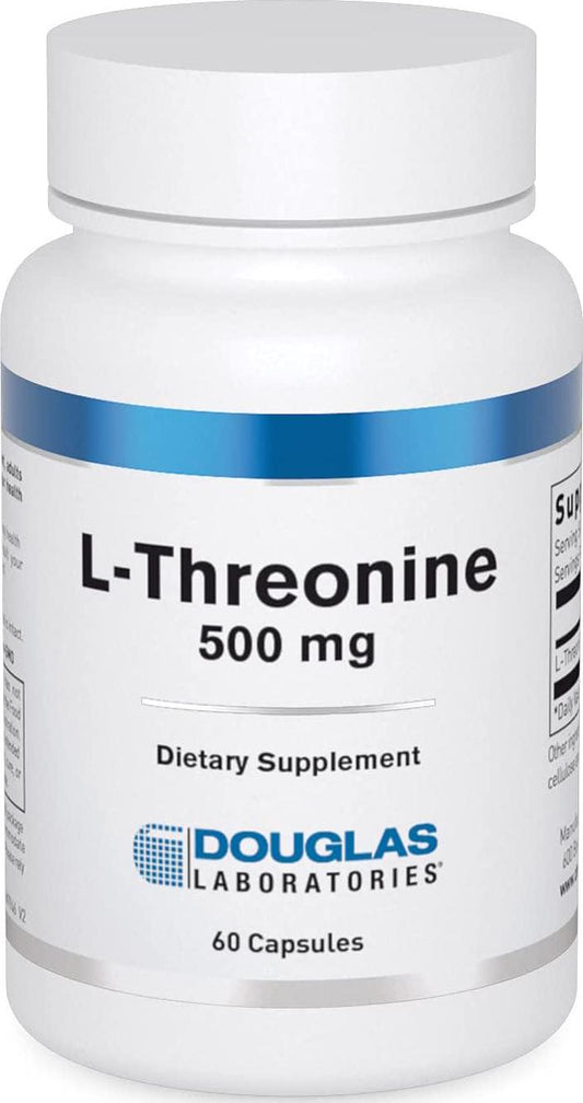 Douglas Laboratories L-Threonine | Amino Acid Supplement for Liver Support, Wound Healing, Heart Health, and Nervous System* | 60 Capsules