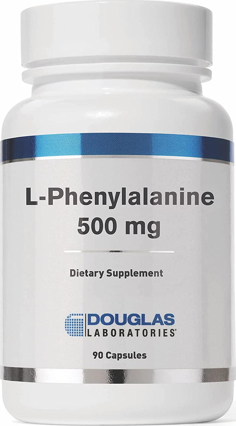 Douglas Laboratories L-Phenylalanine 500 mg. | Amino Acid to Support Feelings of Well-Being | 90 Capsules