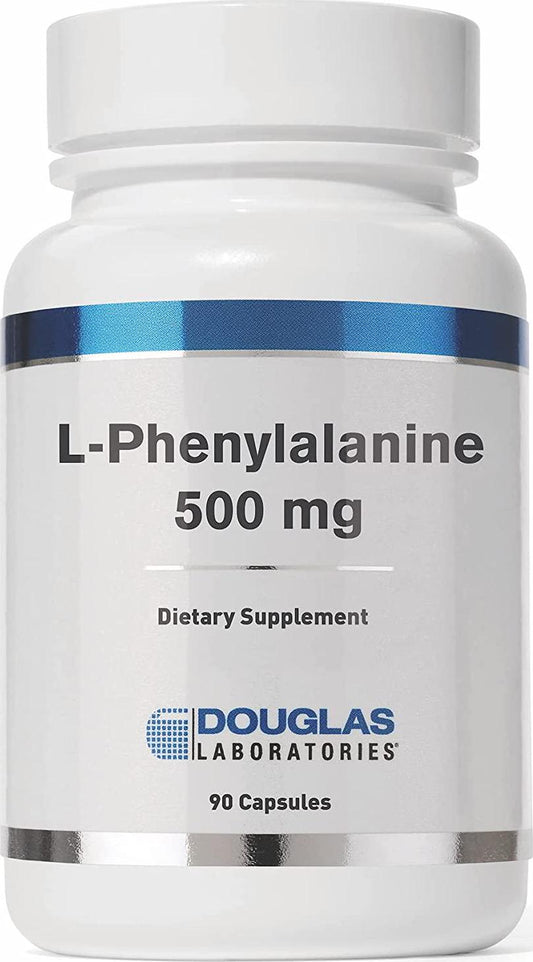 Douglas Laboratories L-Phenylalanine 500 mg. | Amino Acid to Support Feelings of Well-Being | 90 Capsules