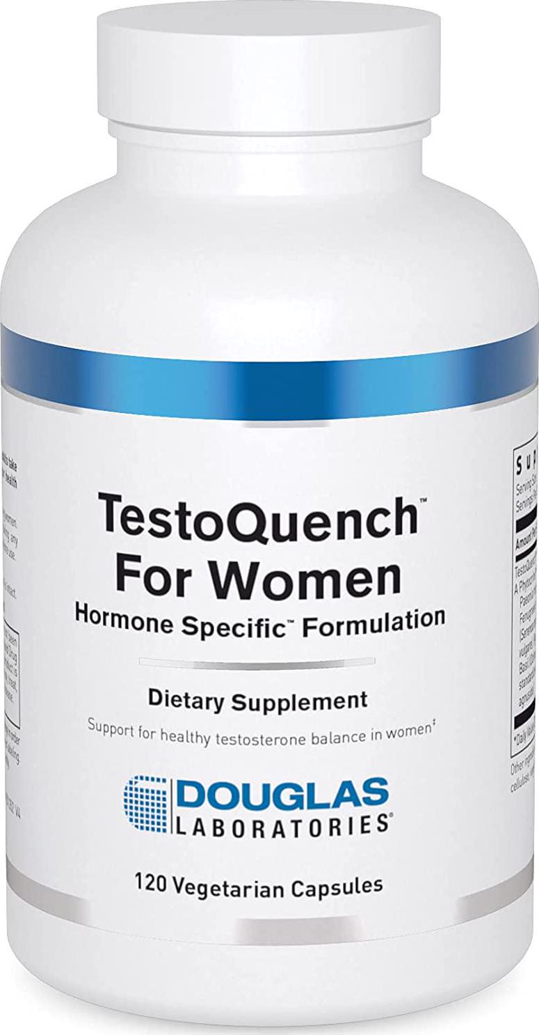 Douglas Laboratories TestoQuench for Women | Supports Brain and Immune Function, Memory, Skin, Hair, Heart, and Healthy Blood Lipid Metabolism* | 120 Capsules