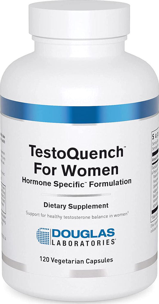 Douglas Laboratories TestoQuench for Women | Supports Brain and Immune Function, Memory, Skin, Hair, Heart, and Healthy Blood Lipid Metabolism* | 120 Capsules