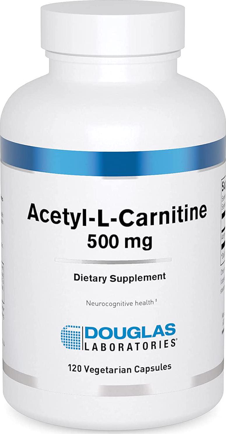Douglas Laboratories Acetyl L-Carnitine 500 mg | Supports Brain and Nerve Function During The Normal Aging Process* | 120 Capsules