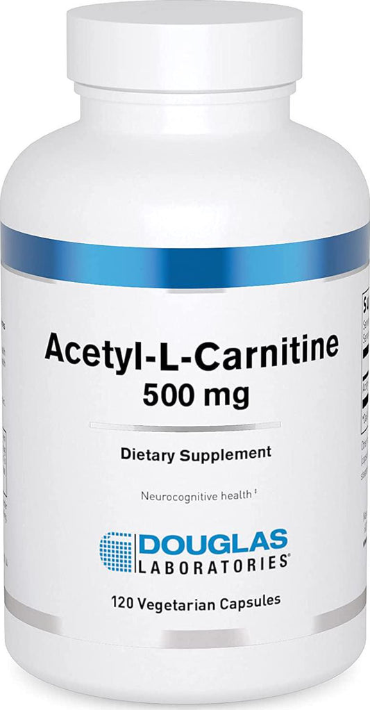 Douglas Laboratories Acetyl L-Carnitine 500 mg | Supports Brain and Nerve Function During The Normal Aging Process* | 120 Capsules