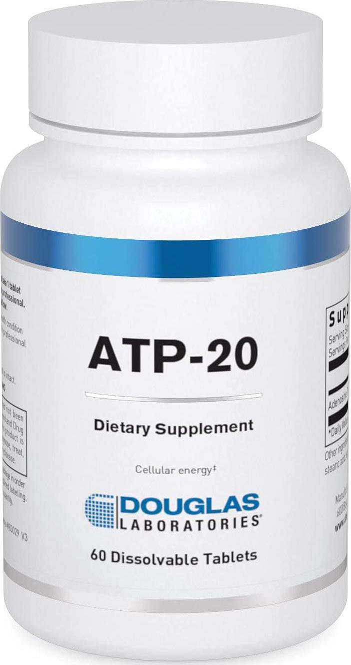 Douglas Laboratories ATP-20 (Sublingual) | Adenosine Triphosphate Dissolvable Tablet for Cellular Energy Support | 60 Tablets