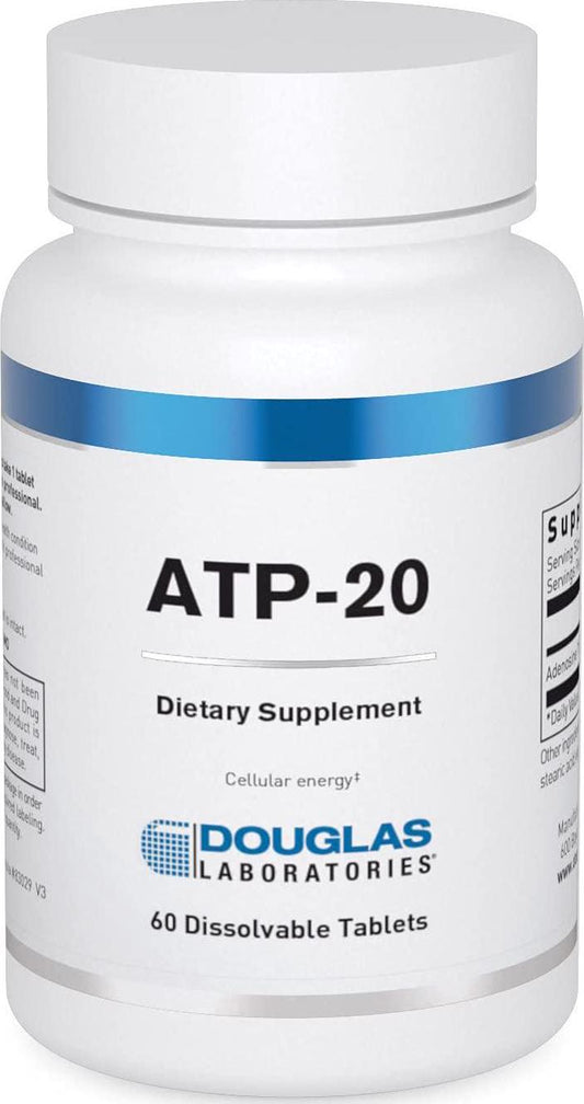 Douglas Laboratories ATP-20 (Sublingual) | Adenosine Triphosphate Dissolvable Tablet for Cellular Energy Support | 60 Tablets