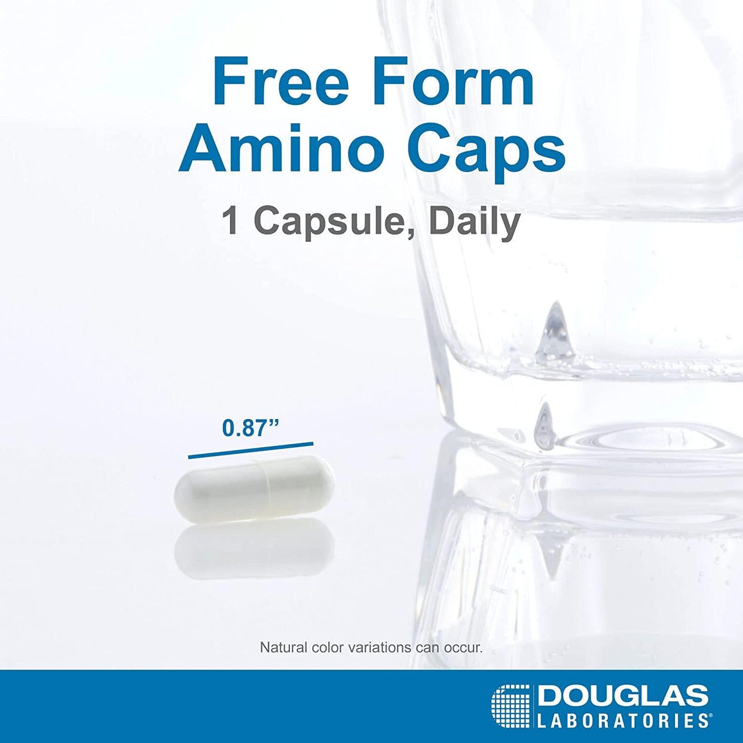 Douglas Laboratories Free Form Amino Capsules | Balanced Amino Acid Mixture to Support Energy, Muscles, Tissues, Bones, and Overall Health* | 100 Capsules