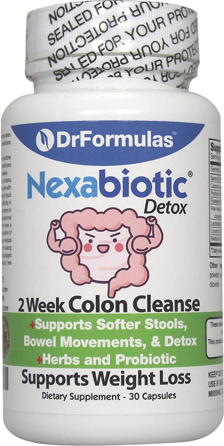DrFormulas Probiotics for Women Weight Loss | Men and Women Colon Cleanse Detox | Nexabiotic 2 Week Fast and Quick Pills, Diet Supplements (Not Tea)
