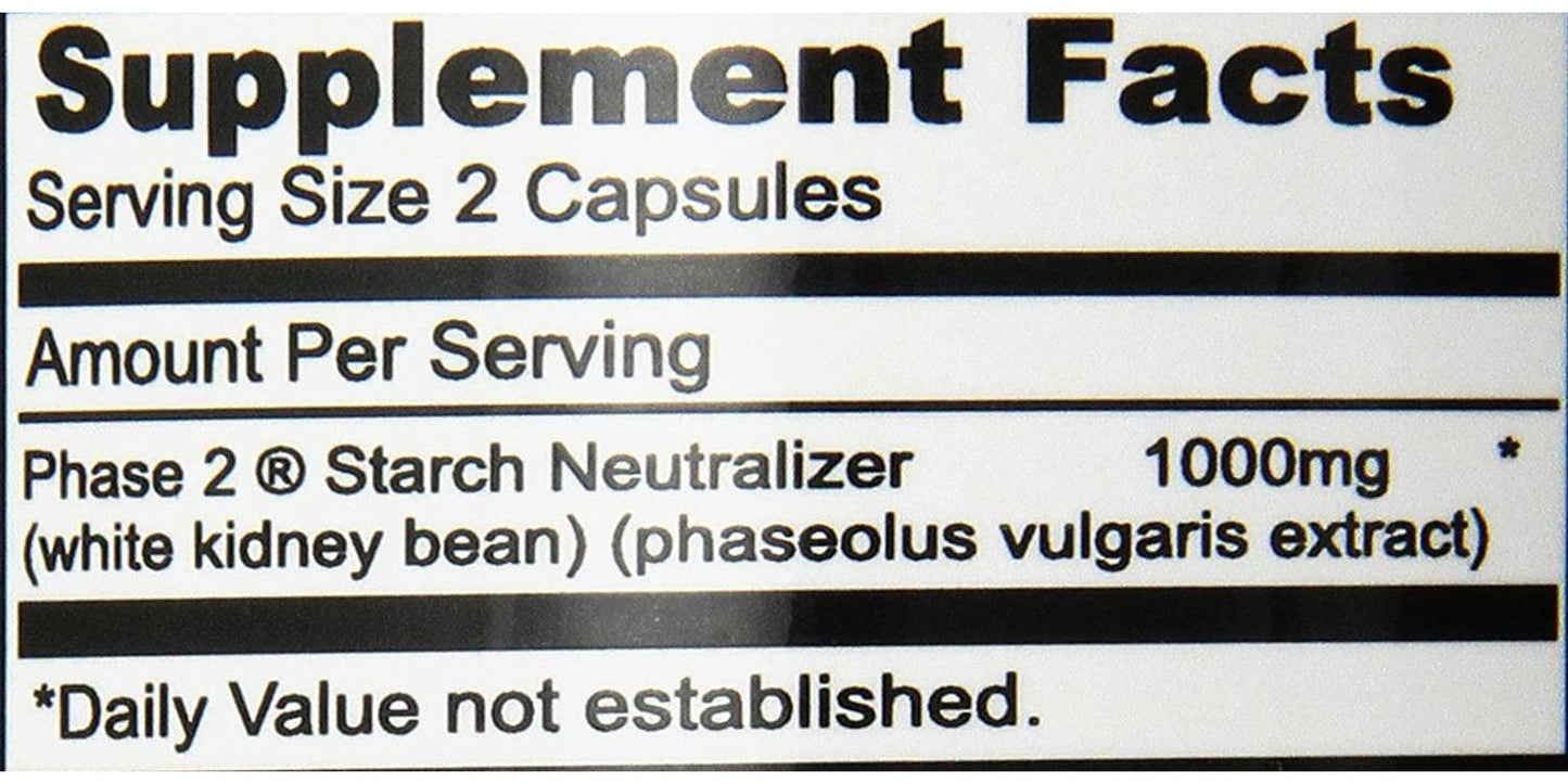 DrFormulas White Kidney Bean Extract Carb Blocker and Appetite Suppressant / Control | Weight Loss Pills for Women and Men Supplements, 1000 mg 120 Capsules
