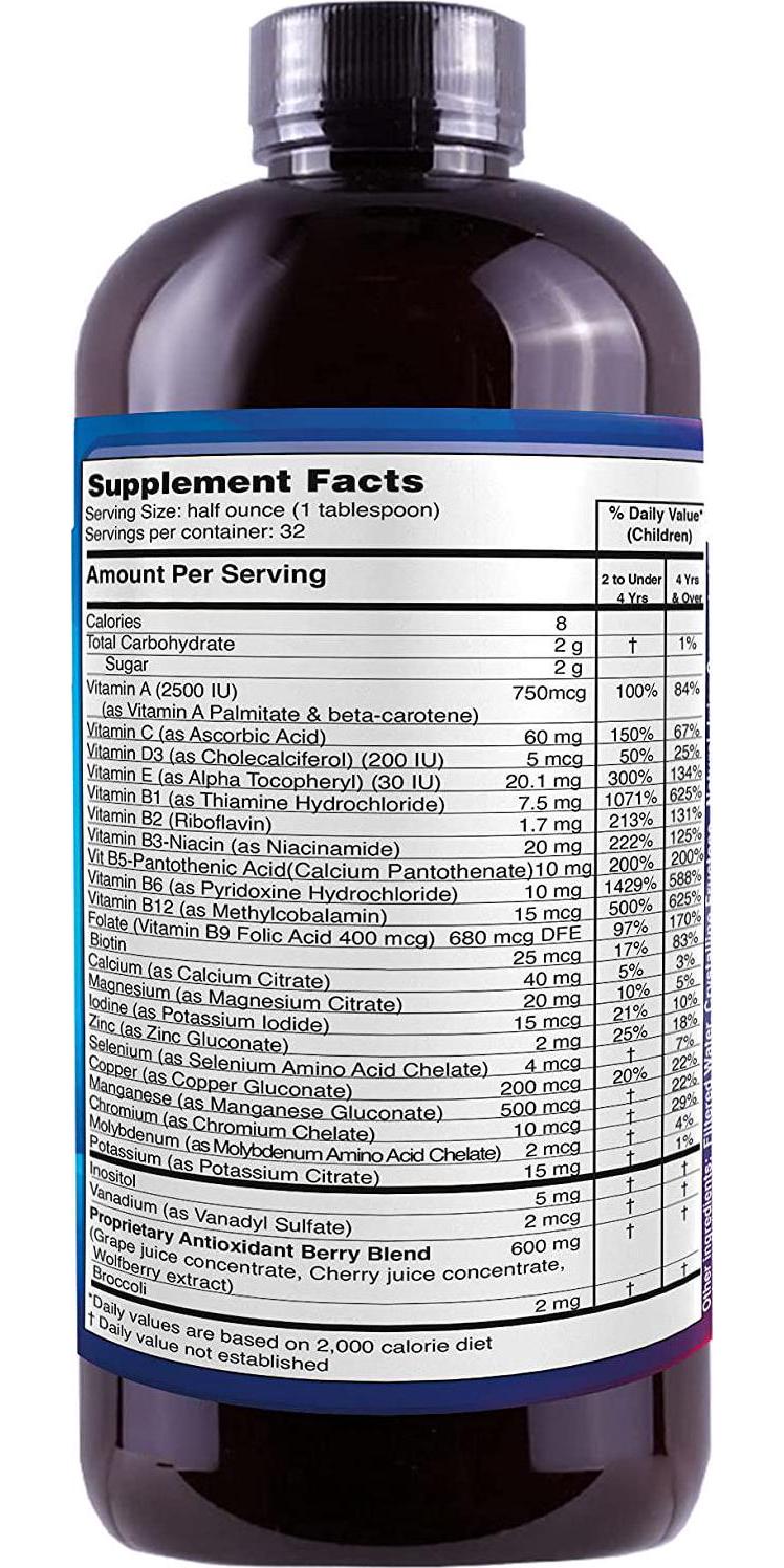 Dr&#039;s Advantage DA862 Liquid Children&#039;s Multivitamin and Minerals, 16 oz.