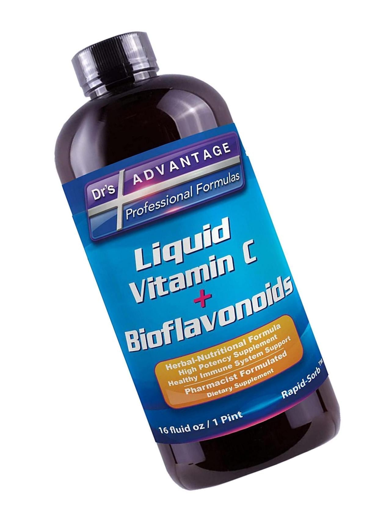 Dr's Advantage Liquid Vitamin C + Bioflavanoids, 16 Ounce