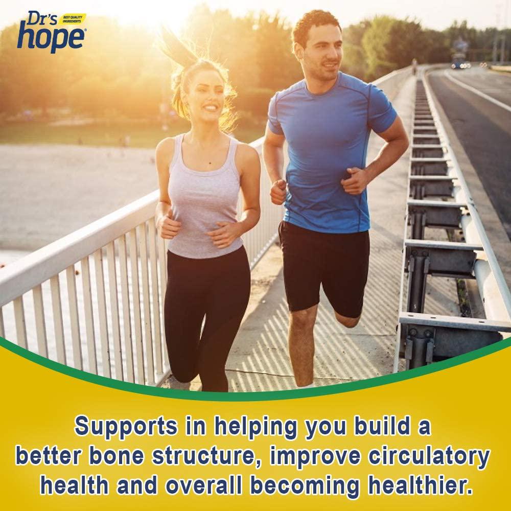 Dr&#039;s Hope Vitamin K2 MK4 (Menaquinone-4) 500 mcg + MK7 (Menaquinone-7) 100 mcg | 90 Veggie Capsules Supports Cardiovascular and Circulatory Health | Non-GMO, Gluten-Free, Vegan - Made in The USA