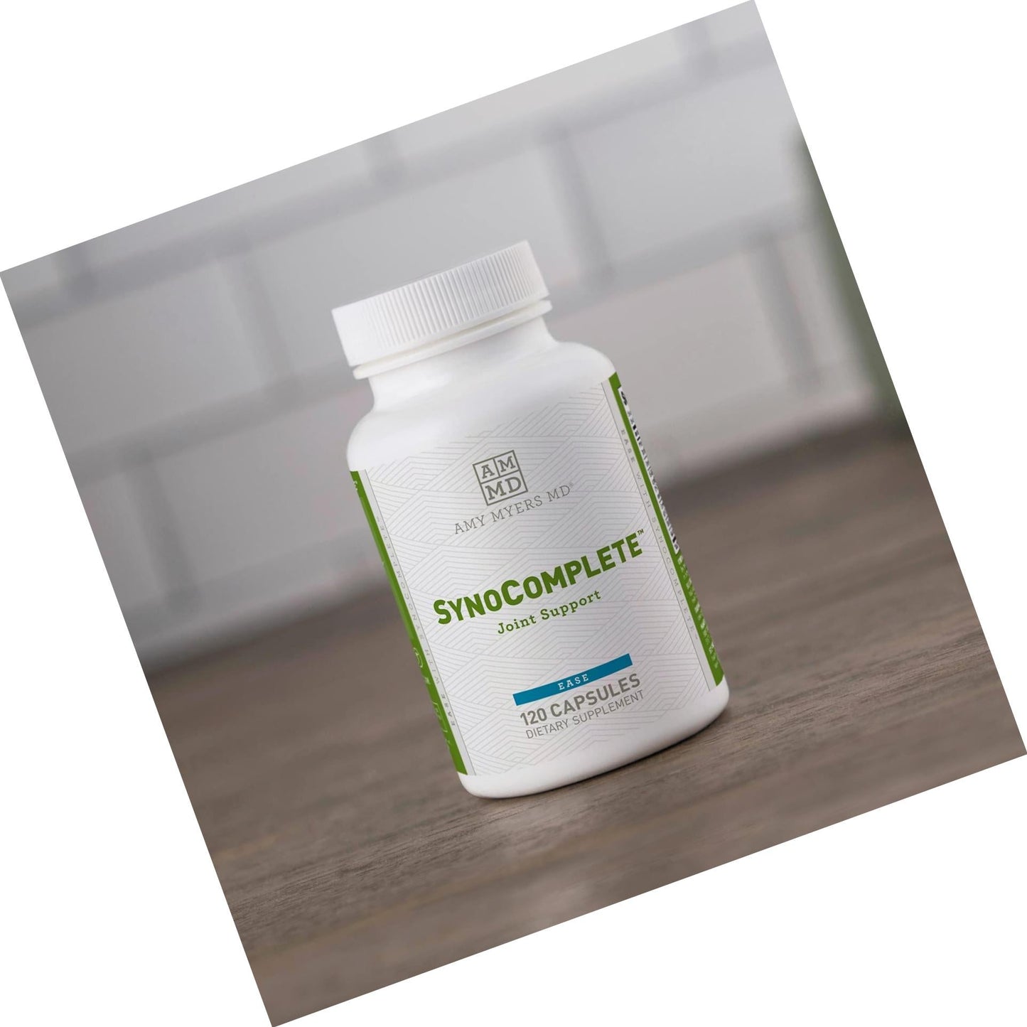 Dr Amy Myers SynoComplete Joint Support Supplement - Glucosamine HCL + Chondroitin Turmeric for Joint Pain Relief - Contains Boswellia Serrata, BCM-95 Turmeric Extract, Hyaluronic Acid - 120 Capsules