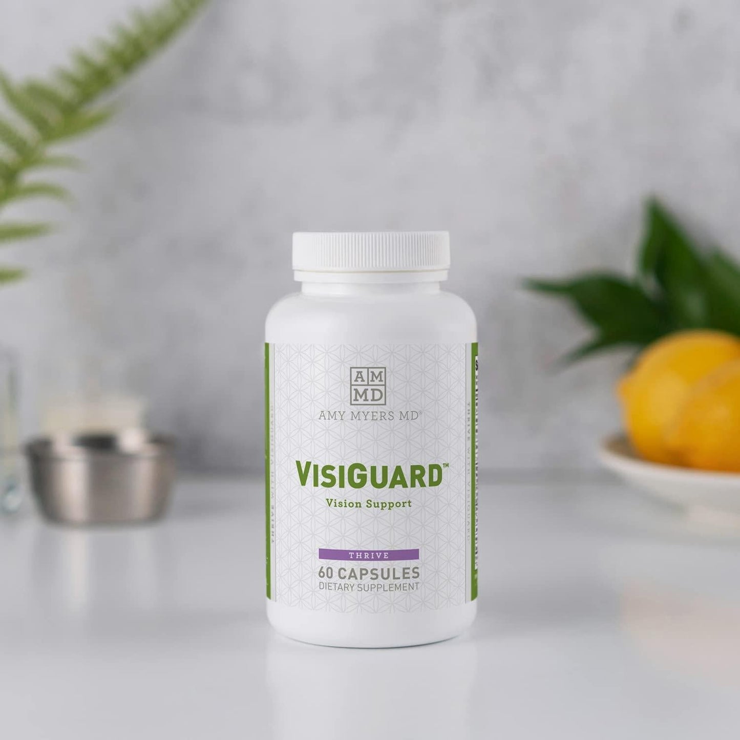 Dr. Amy Myers Visiguard for Vision Support - Eye Vitamin Supplement with Lutein, Zeaxanthin, Bilberry, Astaxanthin + More - Supports Vision Health, Blood Circulation to The Eyes and Eye Strain, 60 Caps