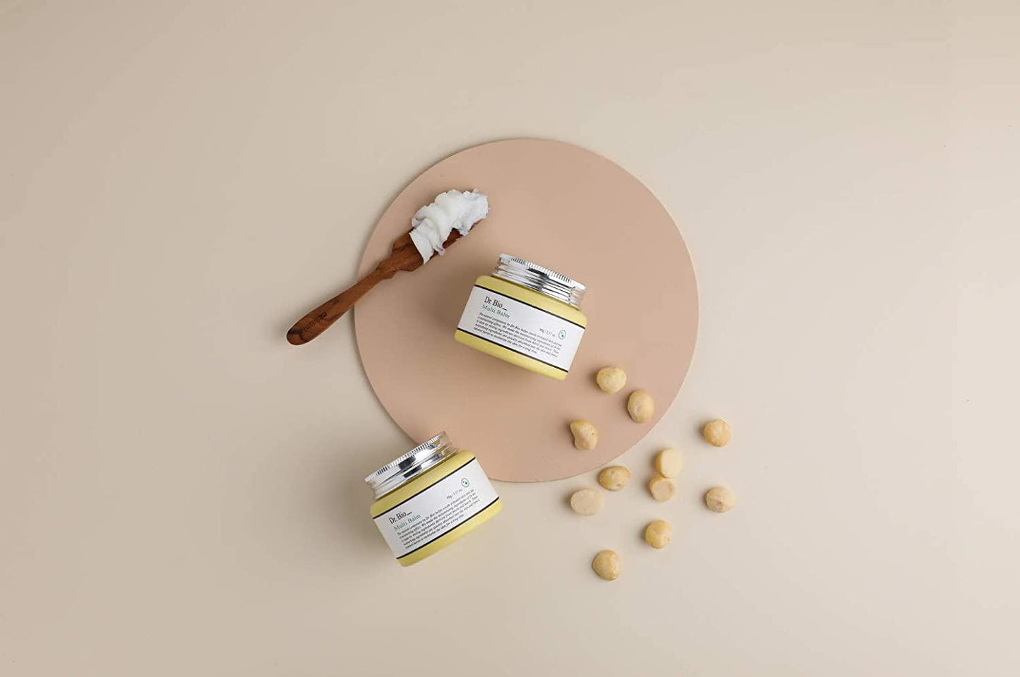 Dr.Bio Multi Balm for Cracked and Dry Skin | Made with Organic Beeswax and Avocado Oil, For Dry Lips, Hands, Chin or Cheeks