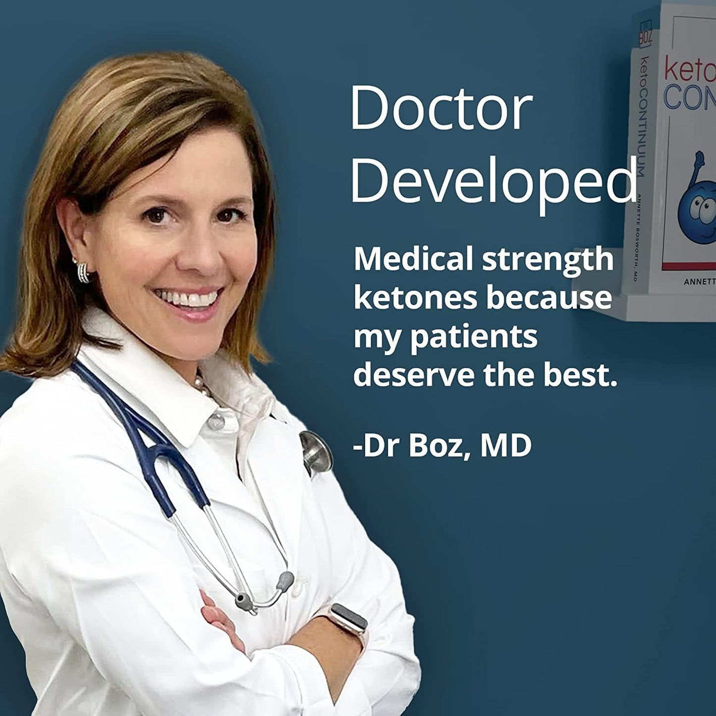 Dr. Boz Max Strength Keto BHB Powder [20 Sachets,16.6g] -Best Keto Supplement for Weight Loss - Keto Supplement | Keto Shake Keto Diet BHB Powder - [Dutch Chocolate]