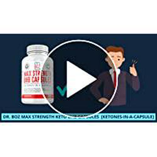 Dr. Boz Max Strength Ketones-in-A-Capsule [Keto BHB Capsule] Keto Supplement -Best BHB Pill for Keto Diet - Weight Loss Supplement [BHB capsules-84 Count]