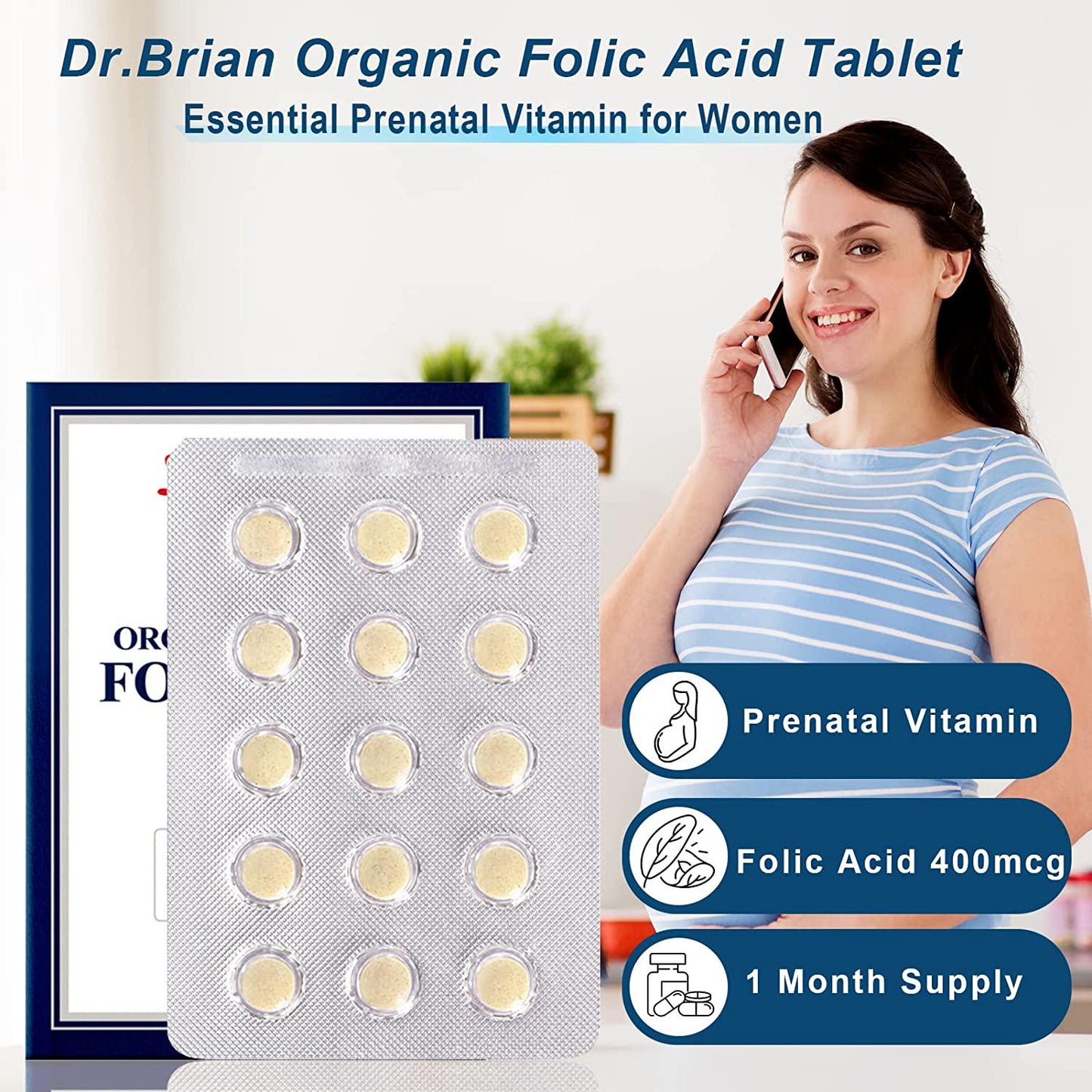 Dr. Brian Organic Folic Acid Tablet